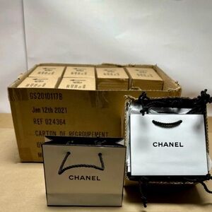 12 Authentic CHANEL Paper Gift Shopping Bag